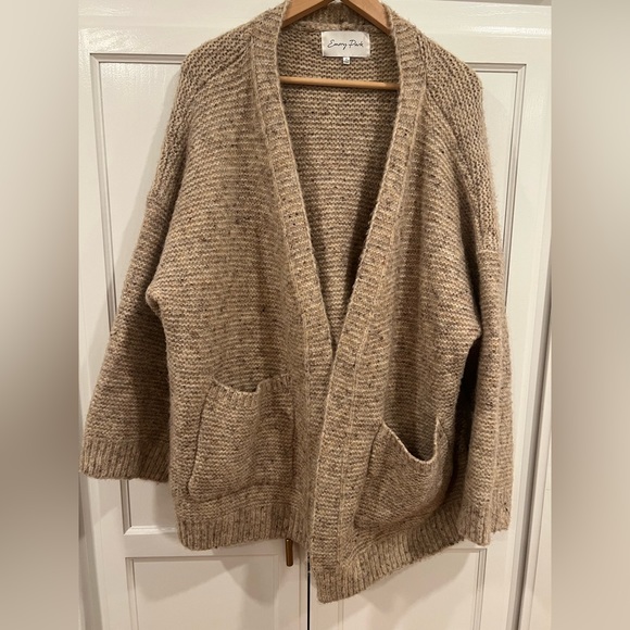 Emory Park camel size small open front cardigan. - Picture 1 of 4